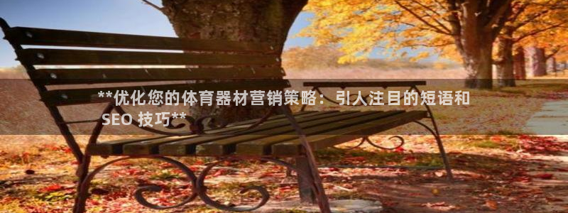 长征登场一样的词：**优化您的体育器材营销策略：引人