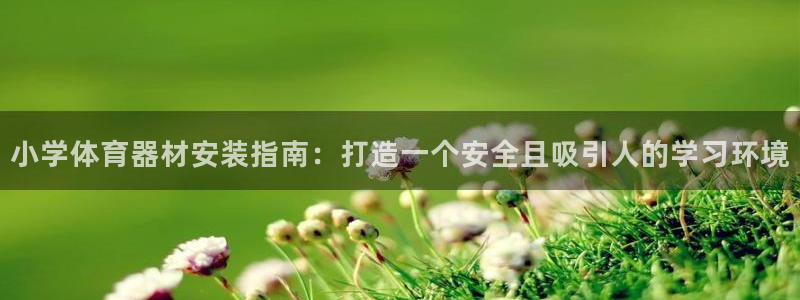 长征娱乐登陆地址在哪：小学体育器材安装指南：打造一个