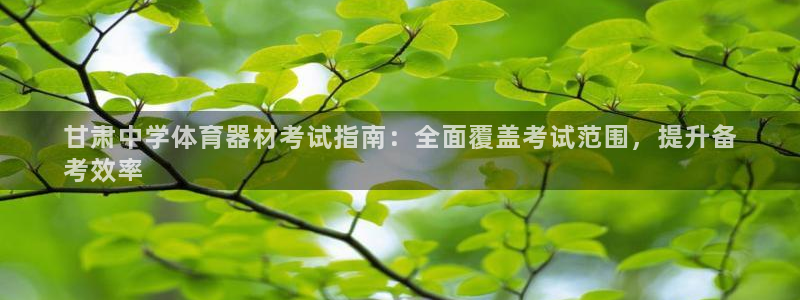 长征盛典下载:甘肃中学体育器材考试指南:全面覆盖考试范围,提