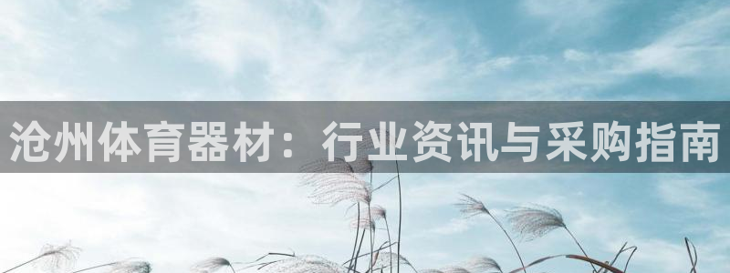 长征娱乐app下载安装最新版：沧州体育器材：行业资讯